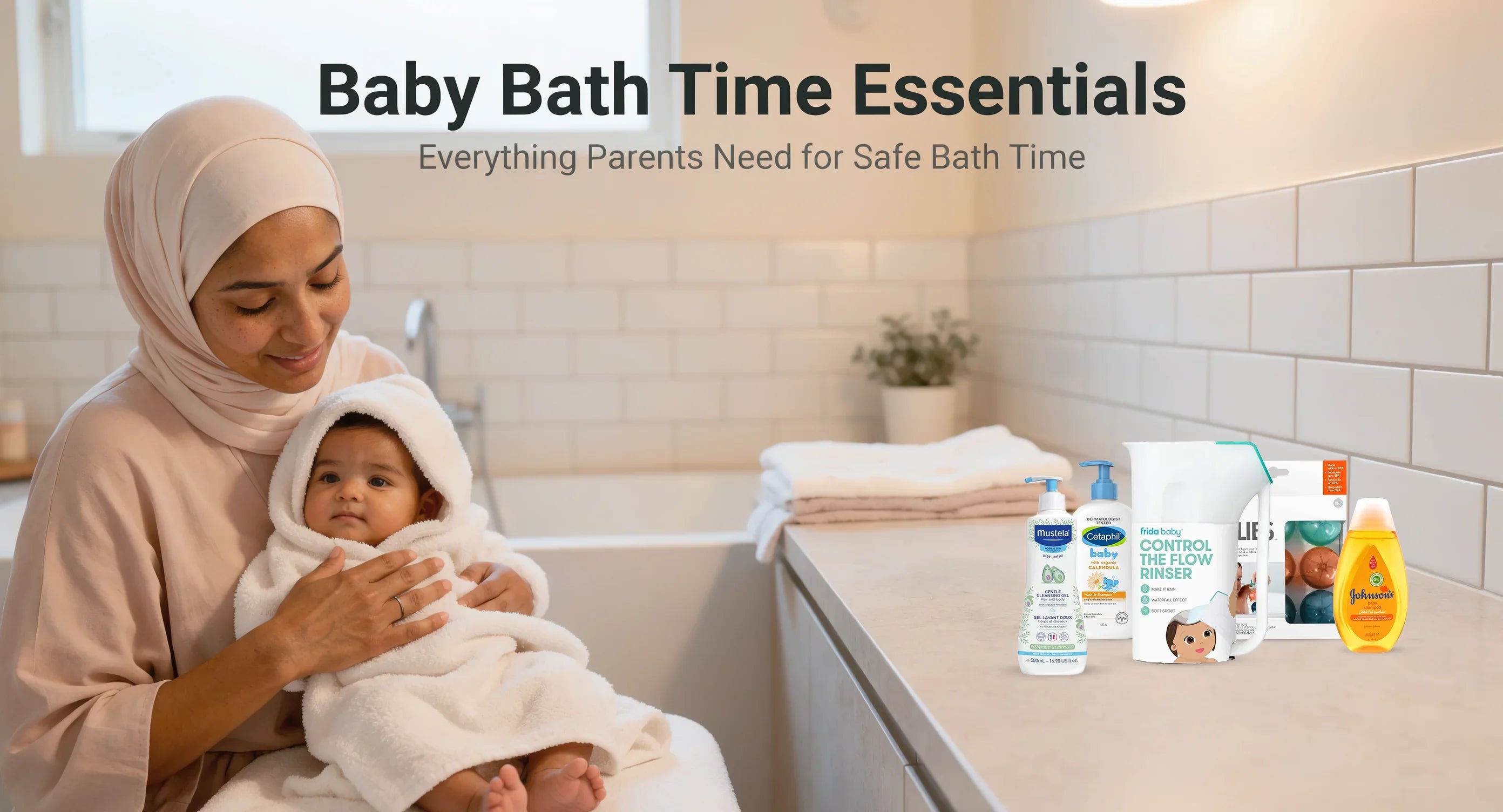 Baby Bath Time Essentials Checklist for New Parents