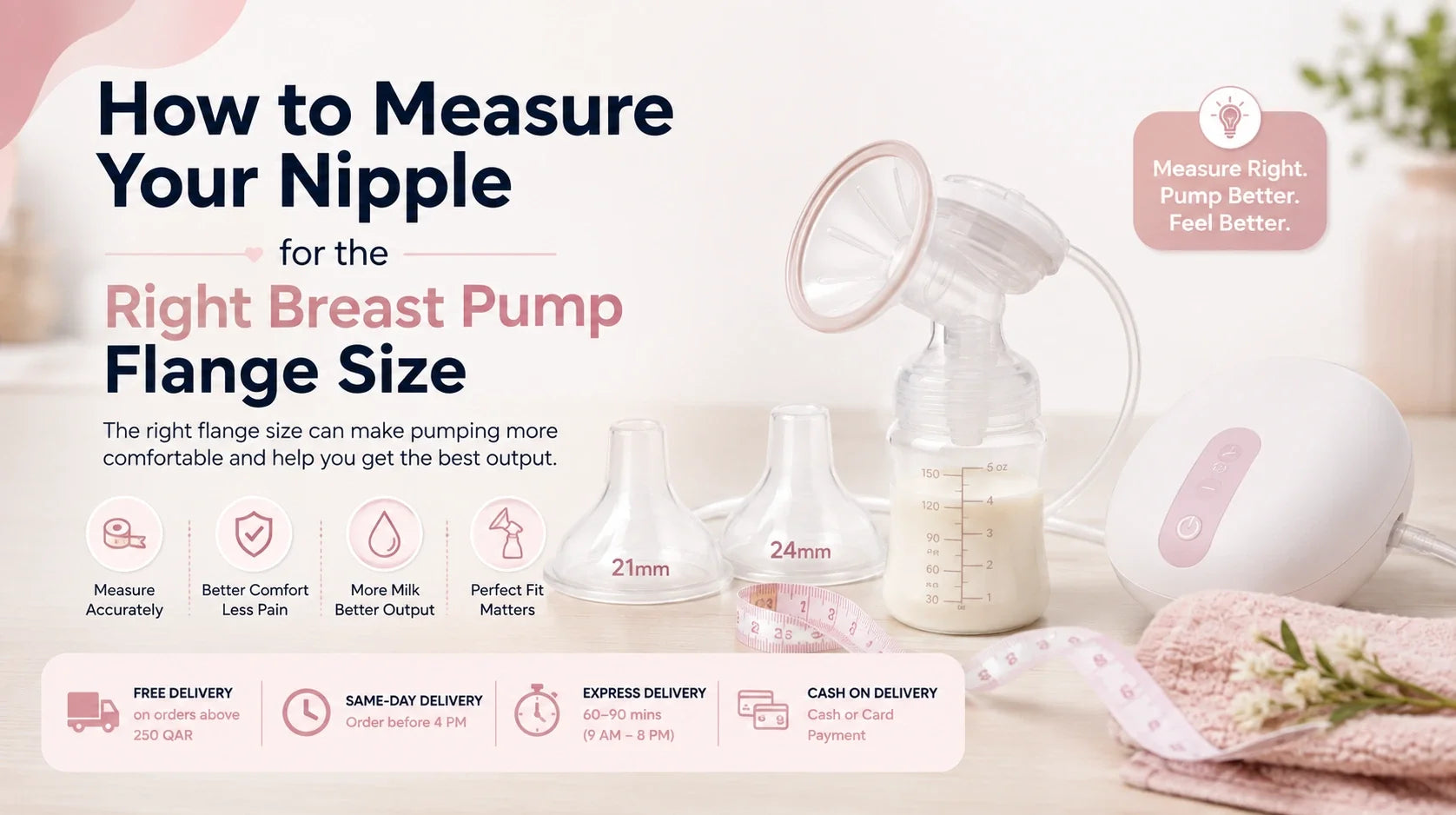 How to Measure Your Nipple for the Right Breast Pump Flange Size