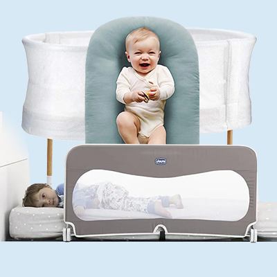 Baby cribs and beds in Qatar including bassinets, bedside sleepers, and travel cots at MamaApp