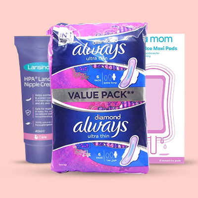 تسوقي منتجات العناية بالأم من صيدلية ماما قطر. من الفيتامينات للحمل إلى منتجات التعافي بعد الولادة