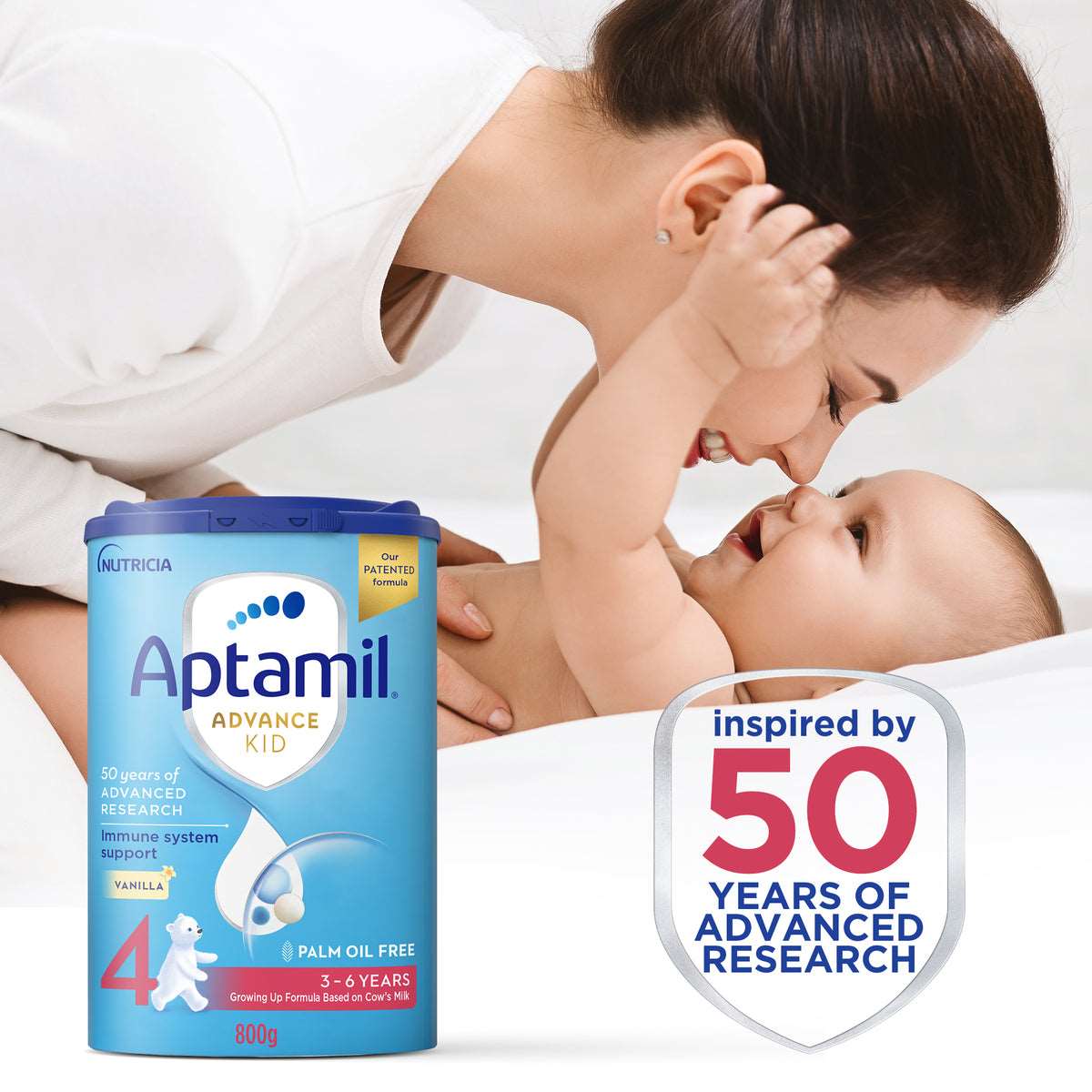 Aptamil Advance Kid Stage 4 Growing Up Formula Vanilla Flavour From 3-6 Years 800 g