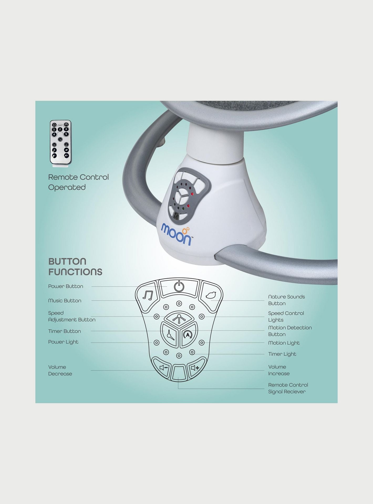 MOON Musical Baby Swing – Comfort Meets Calm