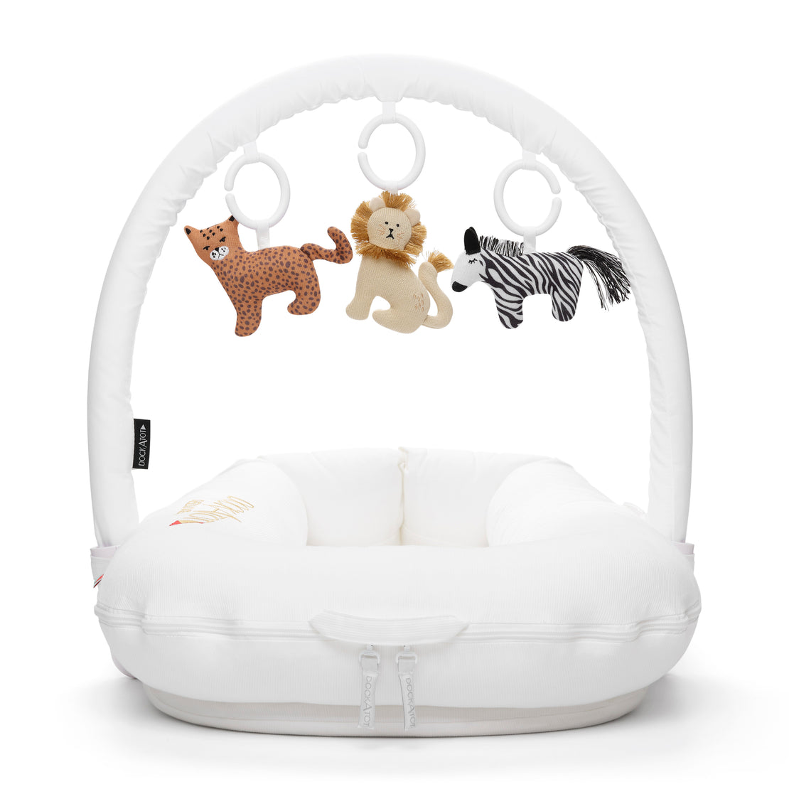 Dockatot Toy Bundle-White Arch /DAY AT THE ZOO