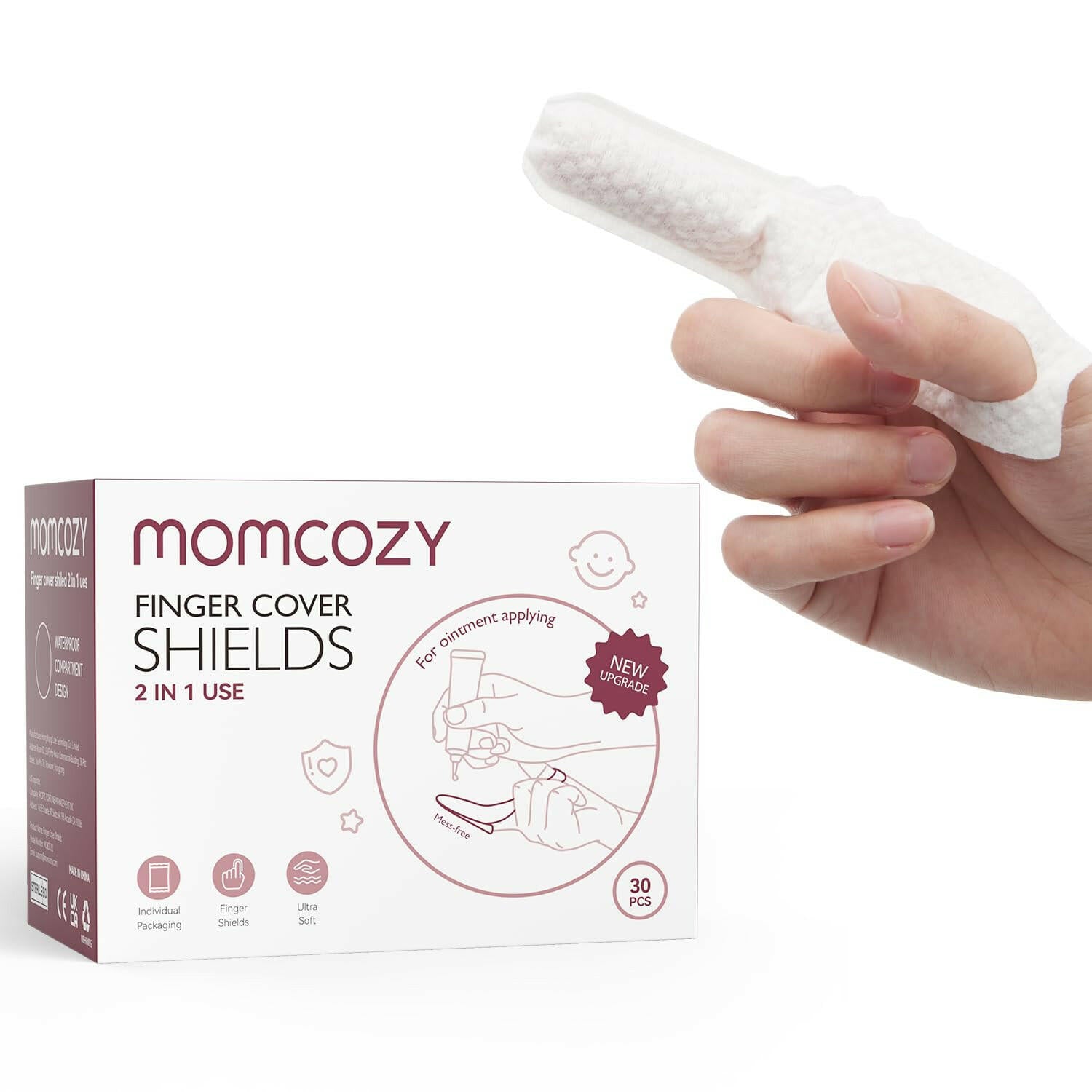 Momcozy finger diaper brush