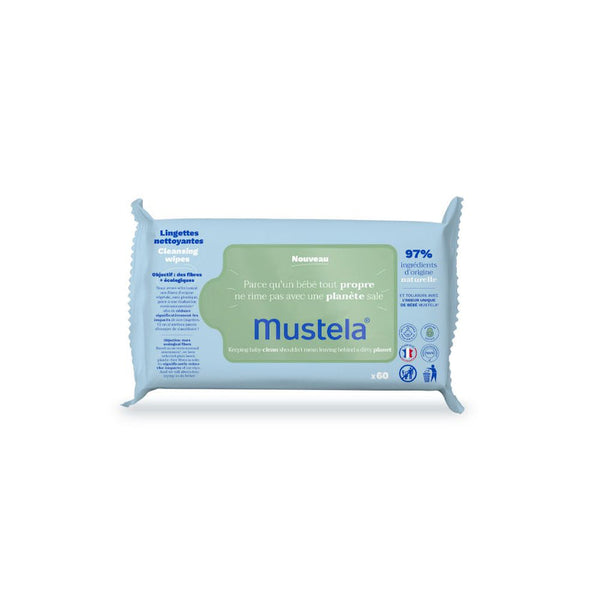 Mustela Cleansing Wipes 60pc