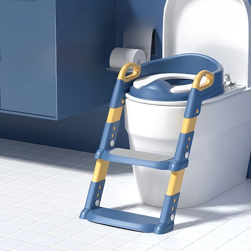 Folding Potty Trainer Seat- Blue
