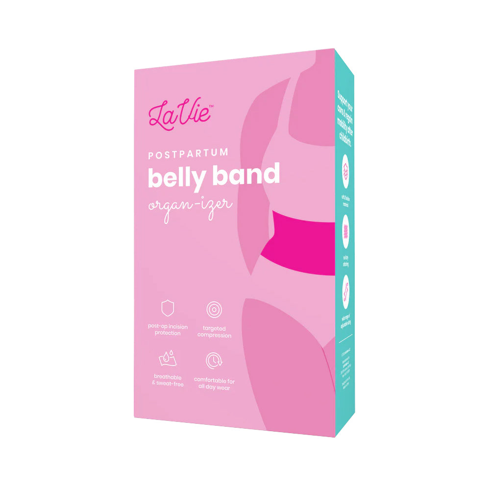 Lavie Postpartum Belly Band Abdominal Binder - BLACK