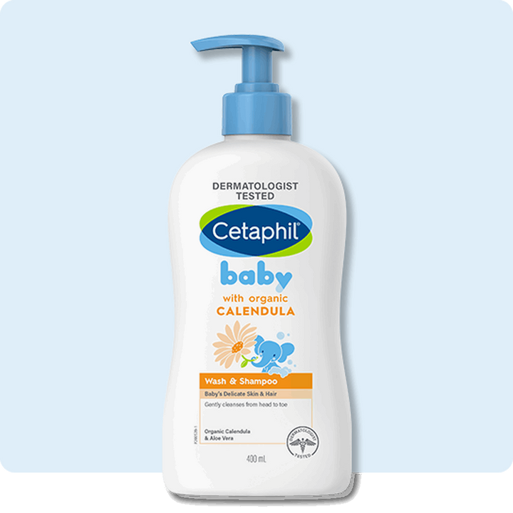 Cetaphil Baby Calendula Wash & Shampoo 400ML