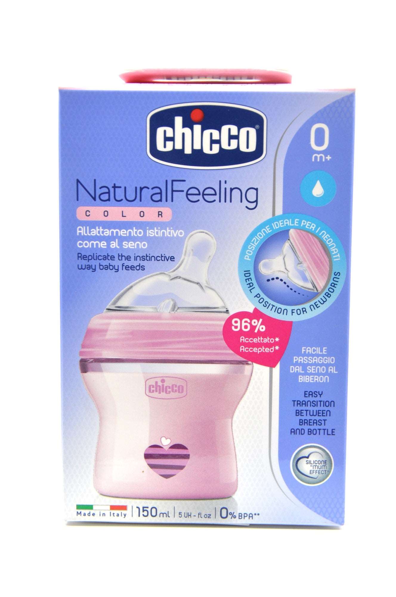 MamaApp Chicco Natural Feeling Bottle 0+ Months 150 ml