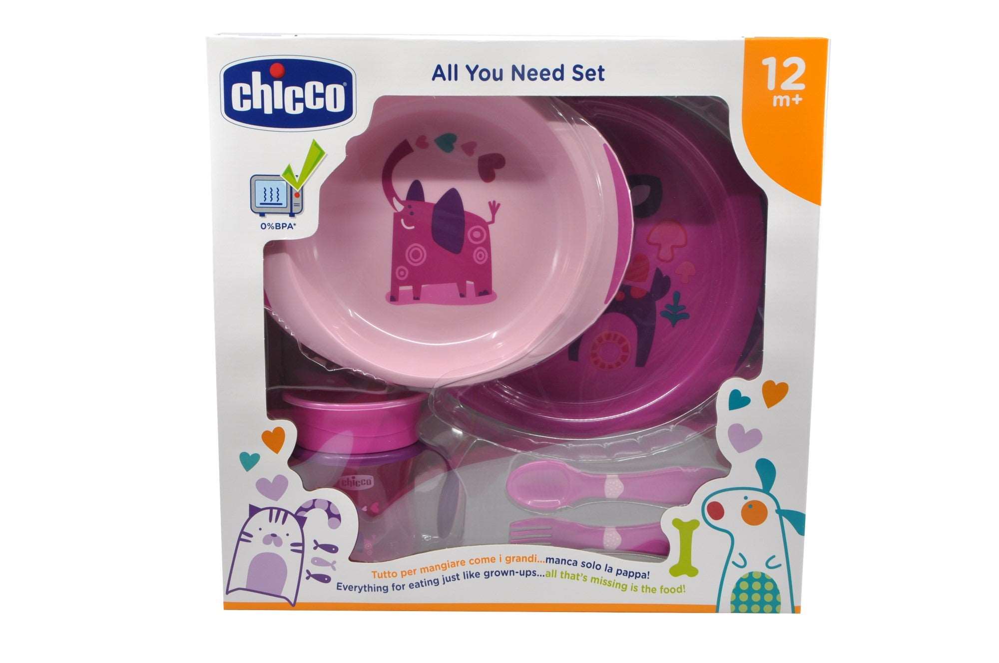 MamaApp Chicco Weaning Set For Boys and Girls