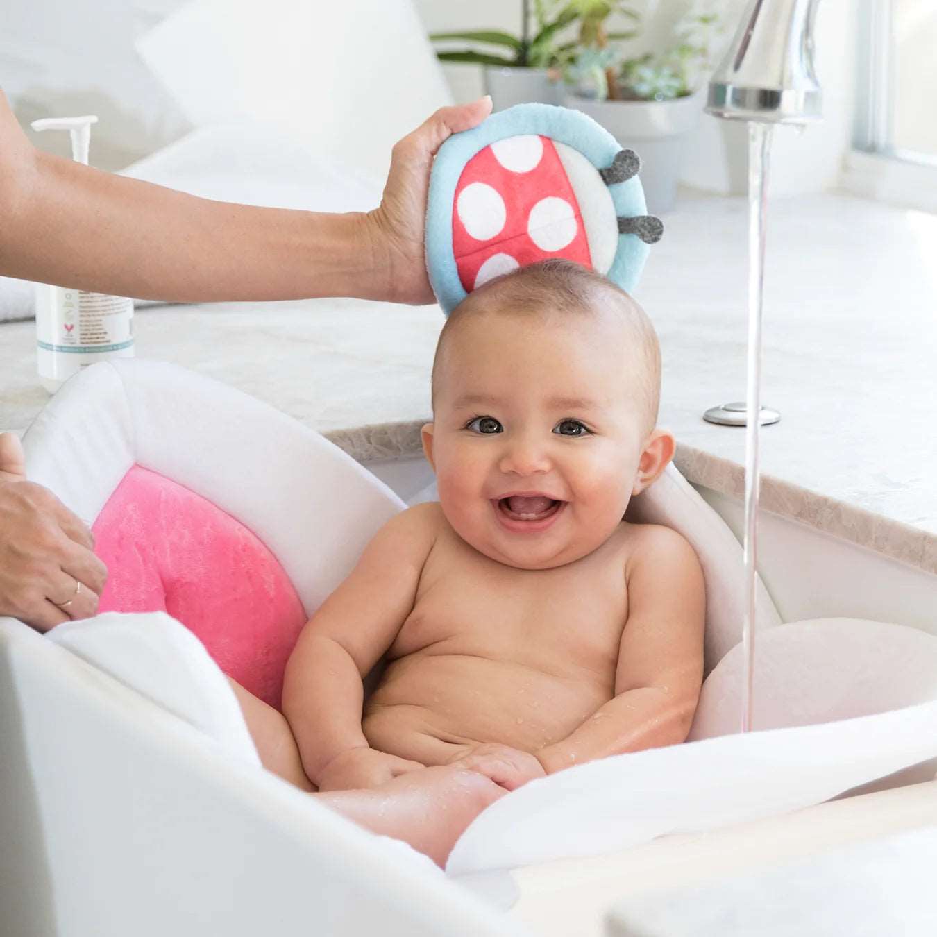 Blooming Baby Bath Scrubbie - Ladybug