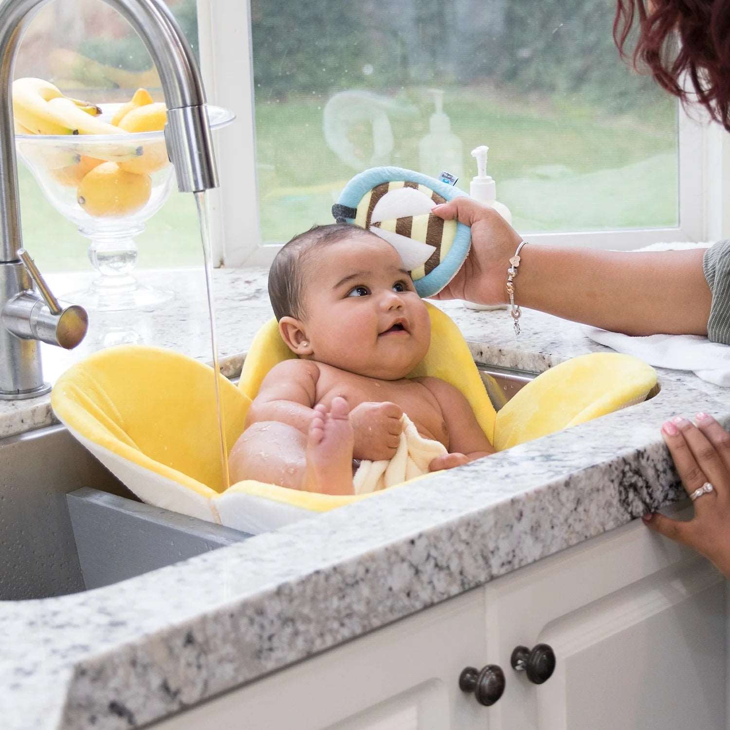 Blooming Baby Bath Scrubbie - Ladybug