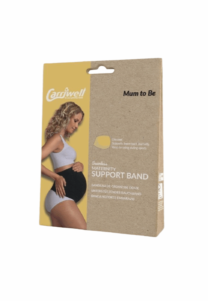Carriwell Seamless Maternity Support Band Black