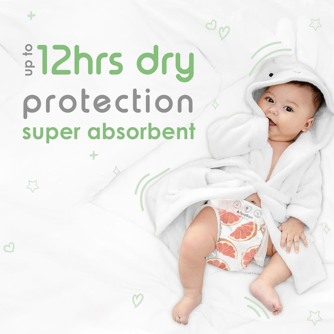 Pure Born Organic Bamboo Diapers #4 - MamaApp