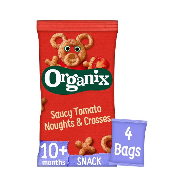Organix Saucy Tomato Noughts & Crosses 4x15 g