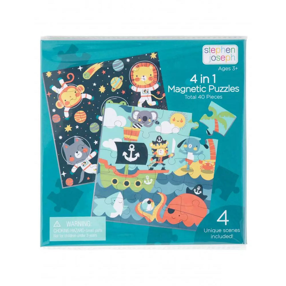 Stephen Joseph 4 IN 1 Magnetic Puzzle Book