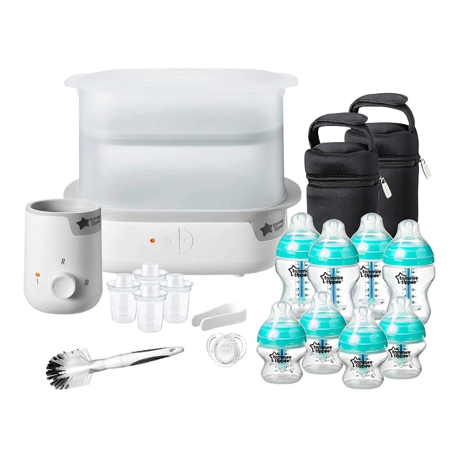 Tommee Tippee Advanced Anti-Colic Complete Feeding Set - Blue - MamaApp