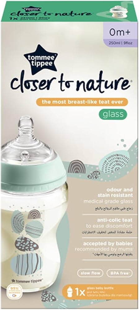 Tommee Tippee Closer To Nature Glass 250ml