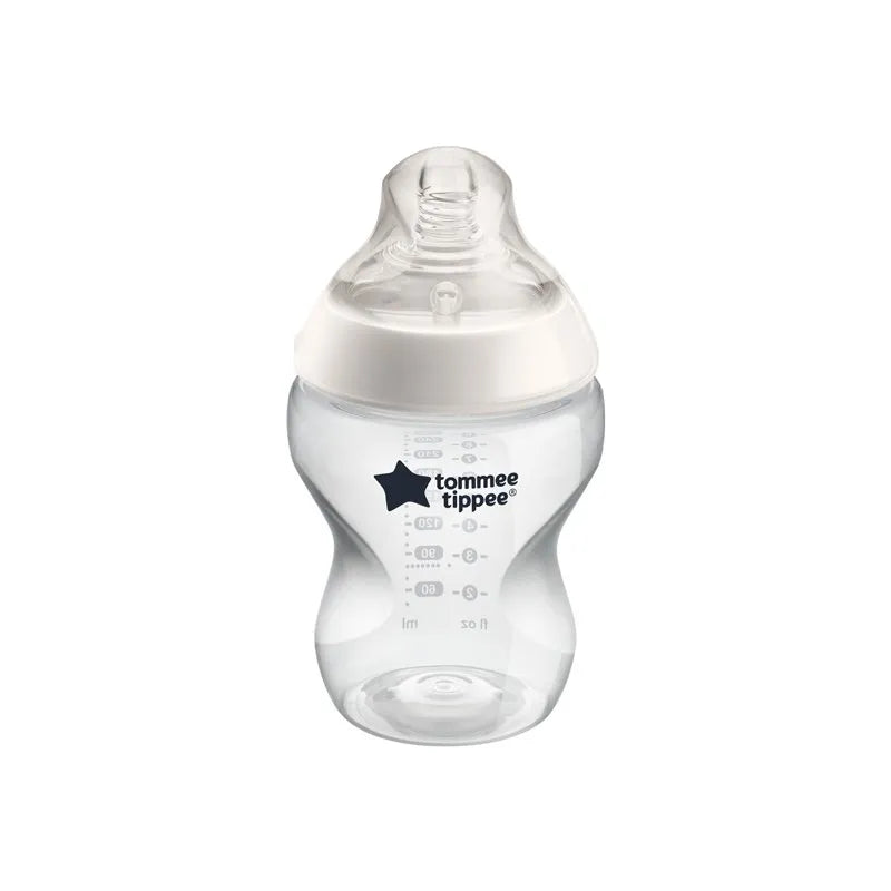 Tommee Tippee Closer to Nature Feeding Bottle 260ml x 1 - Clear