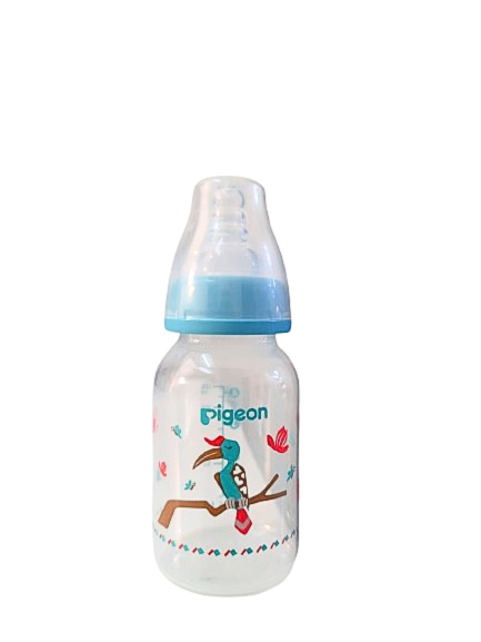 Pigeon Peristaltic Nipple Decorated Bottle