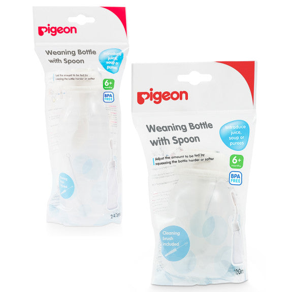 Pigeon Weaning Bottle With Spoon