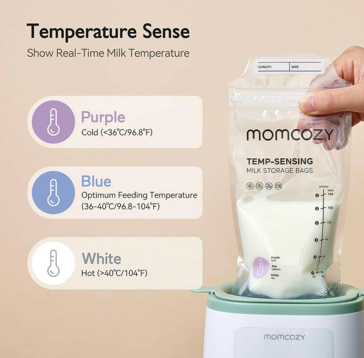 Momcozy breastmilk bag 50pcs