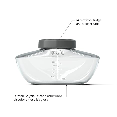 Elvie Pump Bottles (3-Pack) – BPA-Free, Freezer Safe & Durable