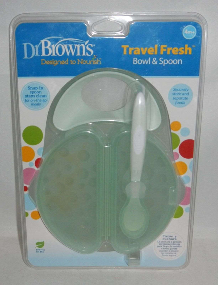 Dr. Brown's Travel Fresh Bowl & Snap-In Spoon