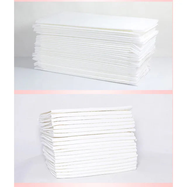 Little Story Disposable Diaper Changing Mats β 50pcs, Waterproof & Hygienic (White)