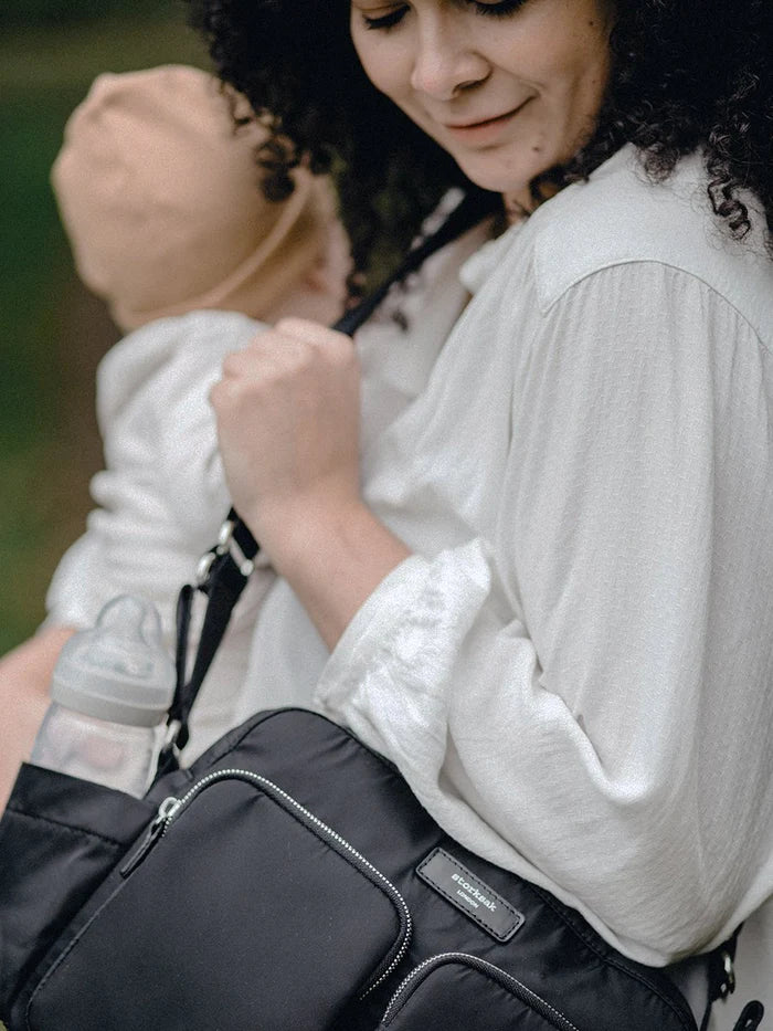 Storksak Eco Stroller Diaper Bag - Black
