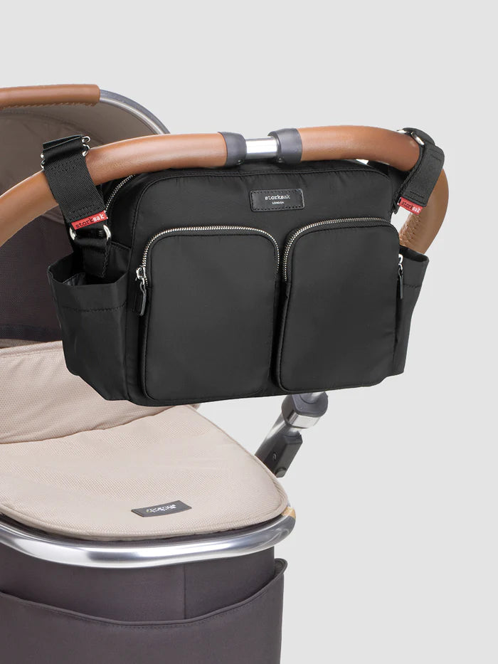 Storksak Eco Stroller Diaper Bag - Black
