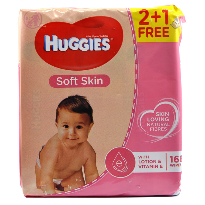 Huggies Wipes Soft Skin