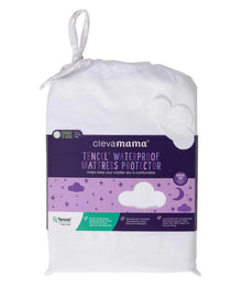 ClevaMama Brushed Cotton Waterproof Mattress Protector Bedside Crib