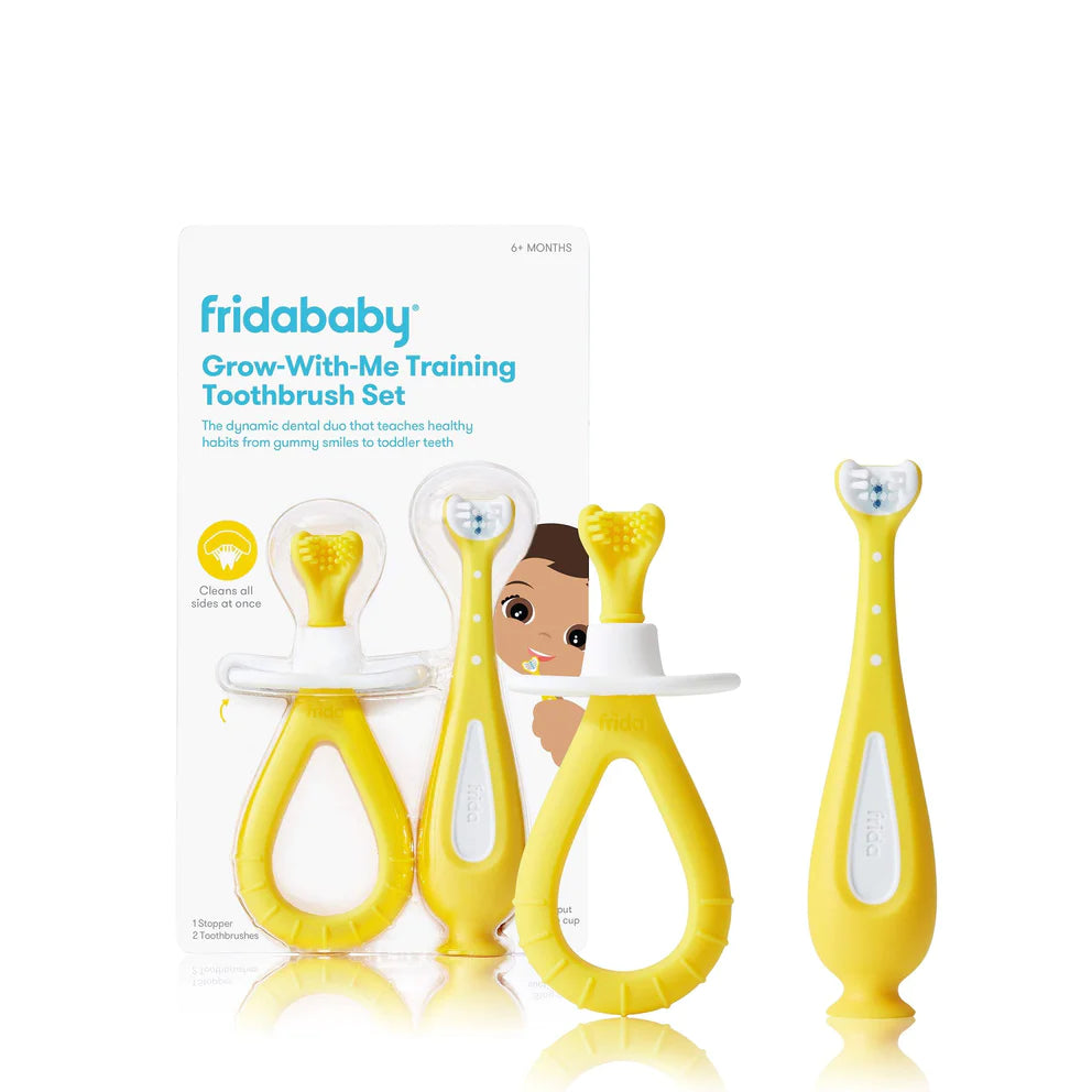 FridaBaby Grow-With-Me Training Toothbrush Set