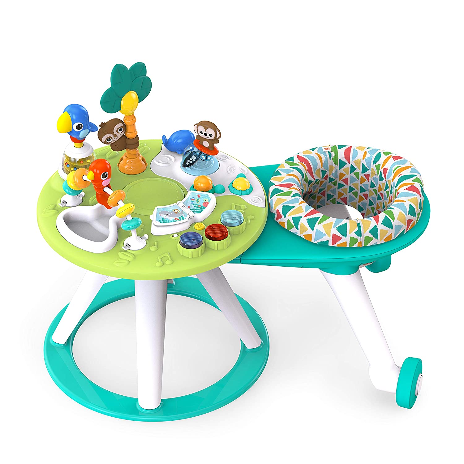 Kids2 Bright Starts Around We Go 2in1 Activity Center Neutral