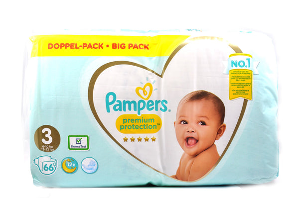 Pampers Premium Protection Diapers Size 3 Big Pack (66's)