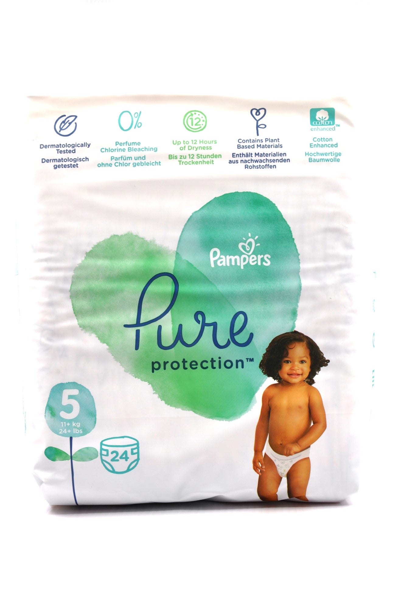 Buy Pampers Pure Protection Size 5 online in qatar at best price – MamaApp