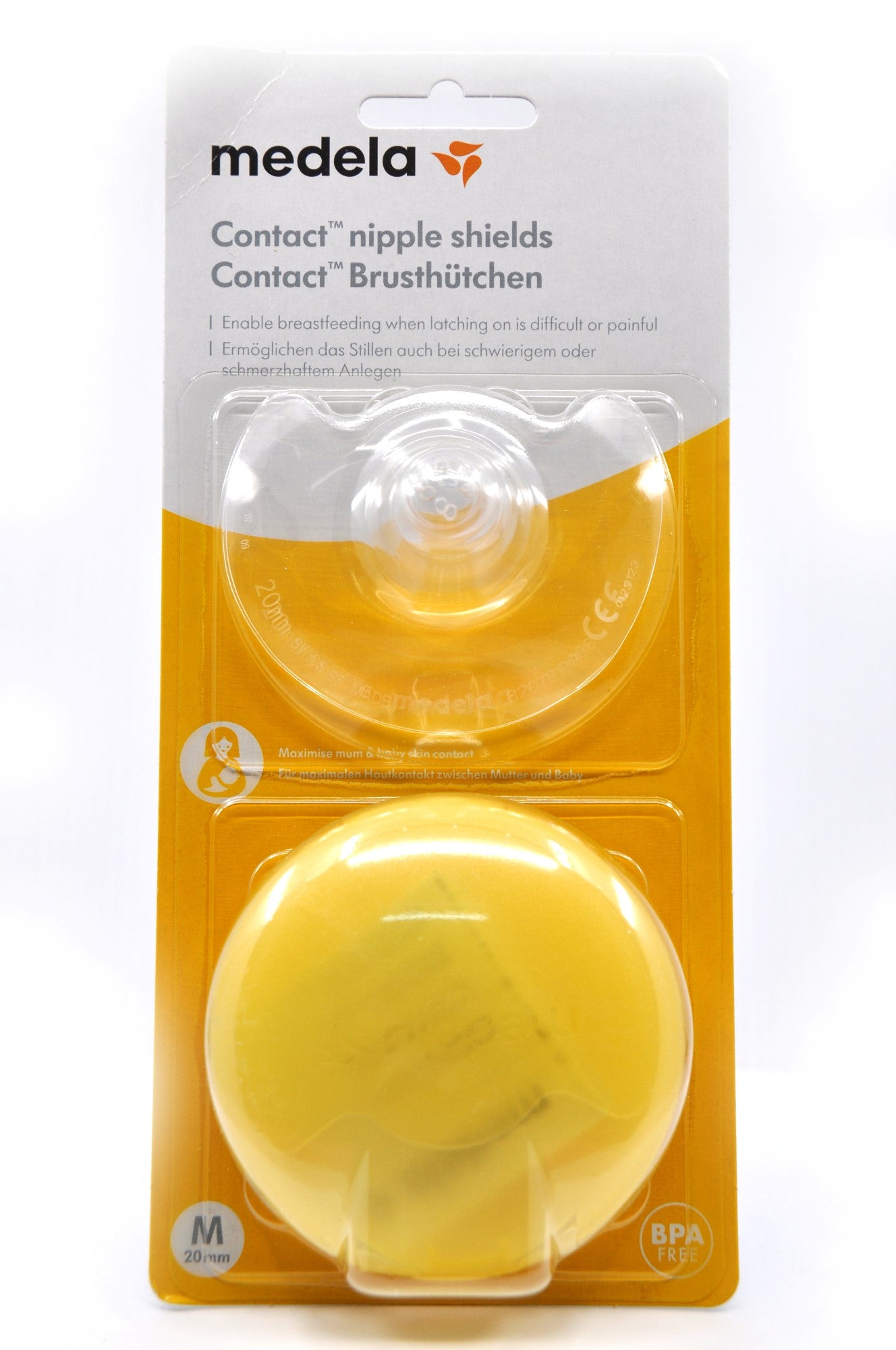 MamaApp Medela Contact Nipple Shield (2Pcs)