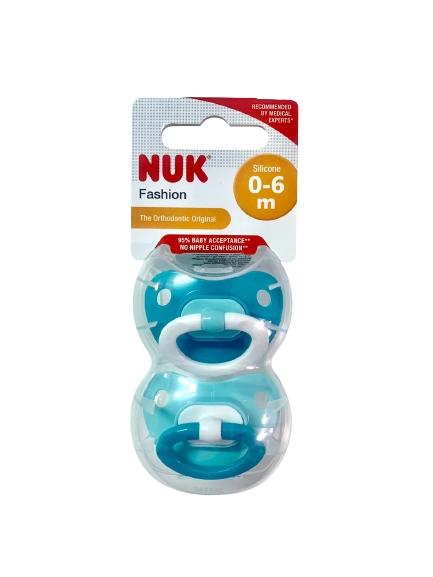 MamaApp NUK Silicone Pacifier Fashion 0-6 Months