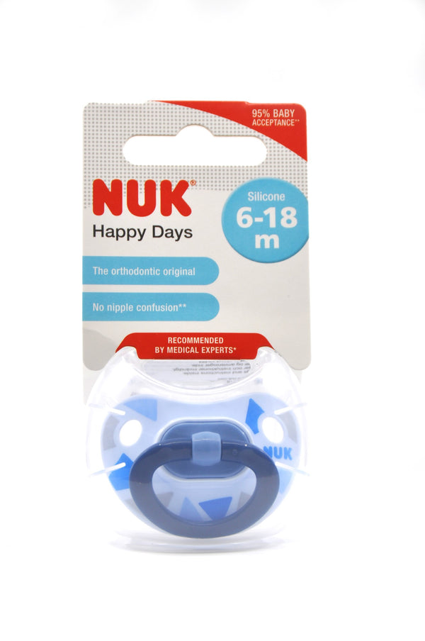 NUK Pacifier Silicone Size 2 Happy Days (1 Pc)