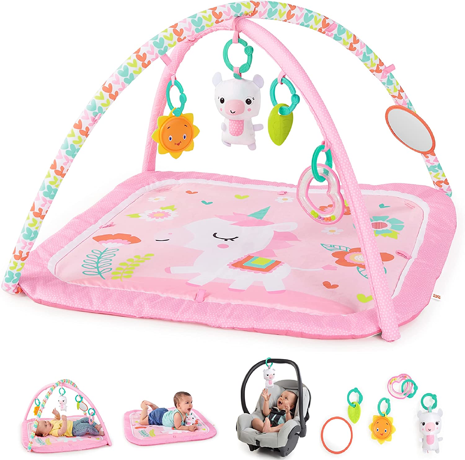 Kids2 Bright Starts Day Dream Blooms Activity Gym Refresh