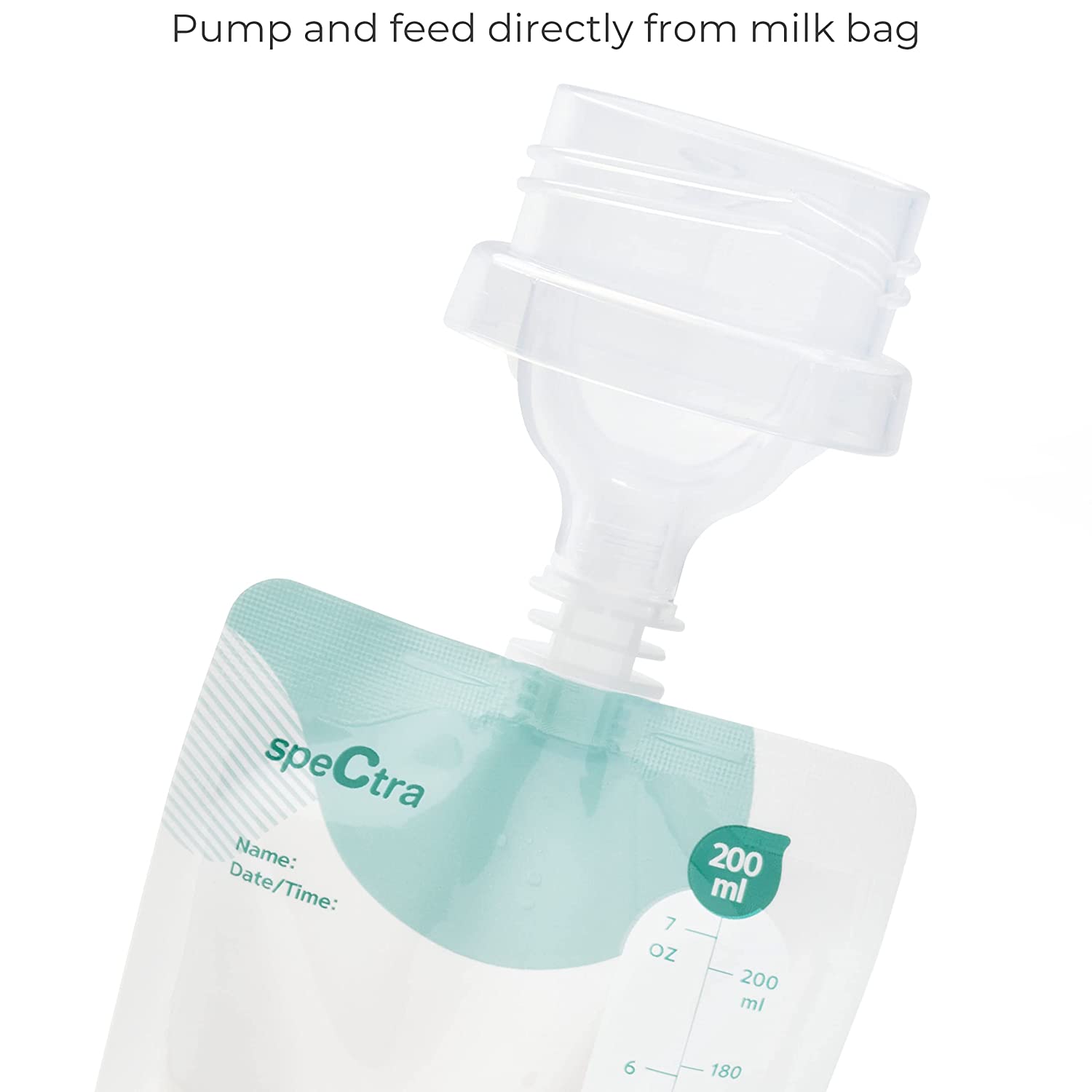 Spectra Easy Milk Storage Bag with Connector