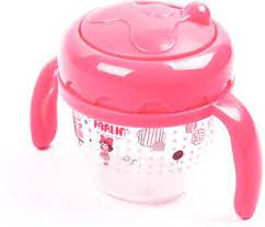 Farlin Gulu Straw Learner Cup 120ml Pink