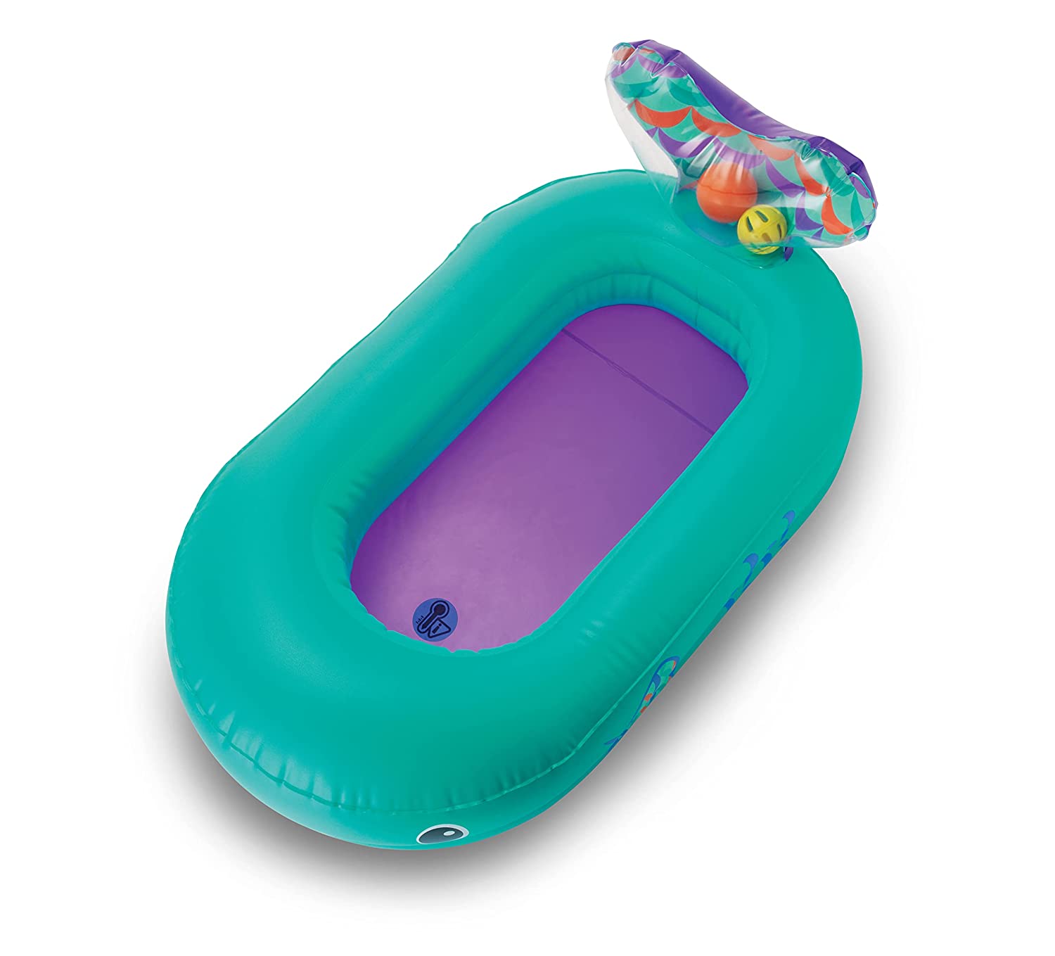 Infantino Whale Bubble Ball Inflatable Bath Tub