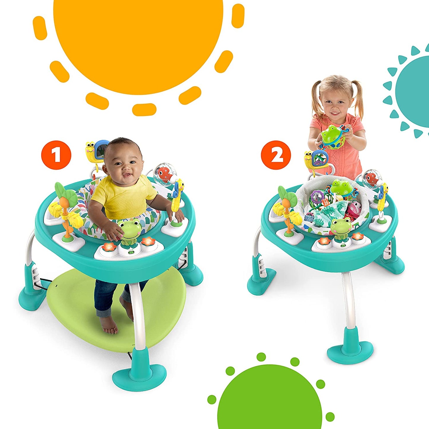 Kids2 Bright Starts Bounce Bounce Baby Activity Jumper - Neutral
