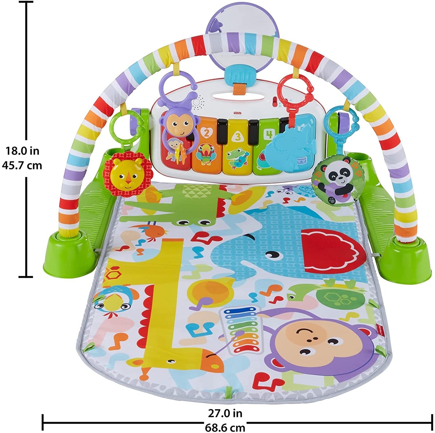 Fisher Price Kick & Play Piano Gym Deluxe