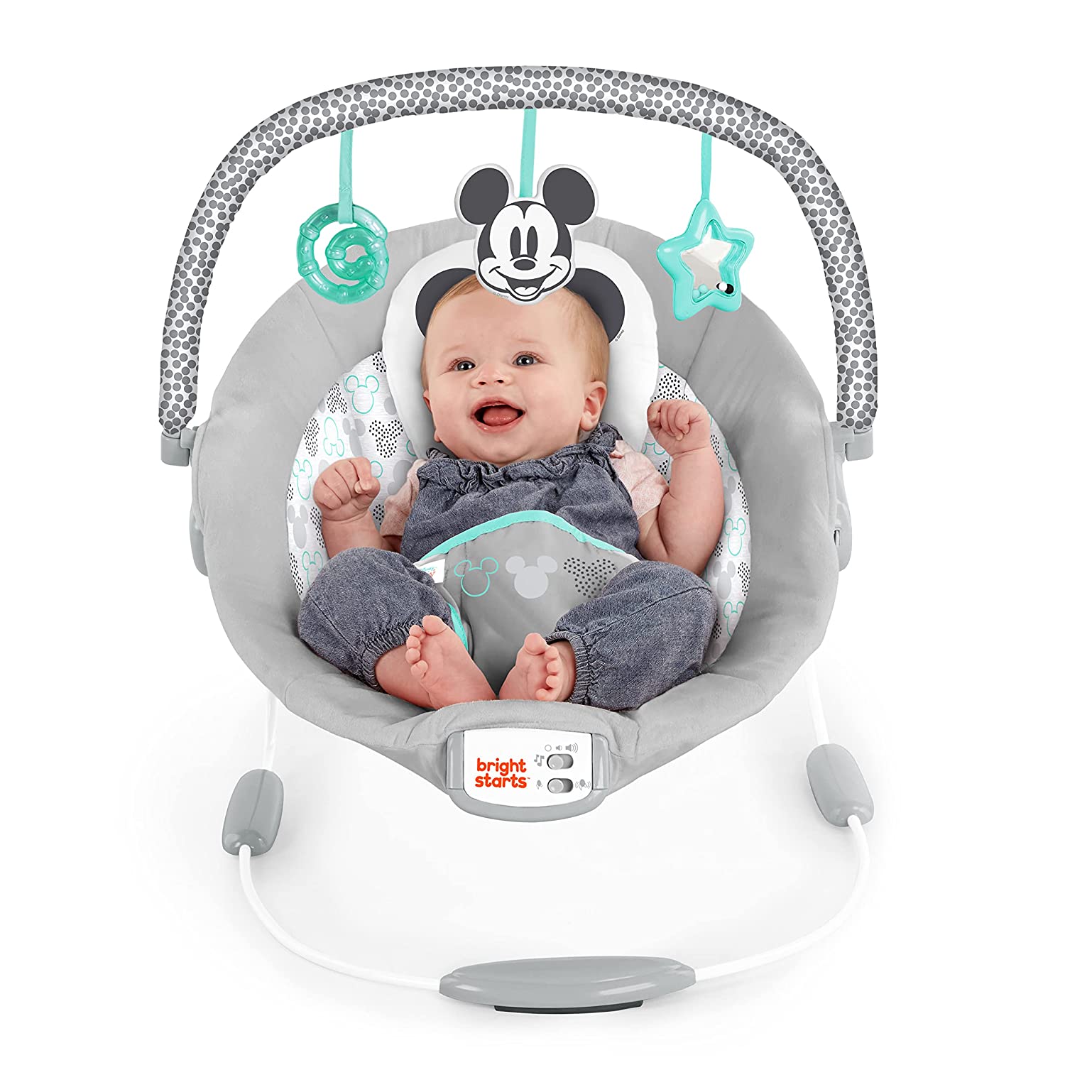 Kids2 Bright Starts Mickey Mouse Cloudscapes Cradling Bouncer