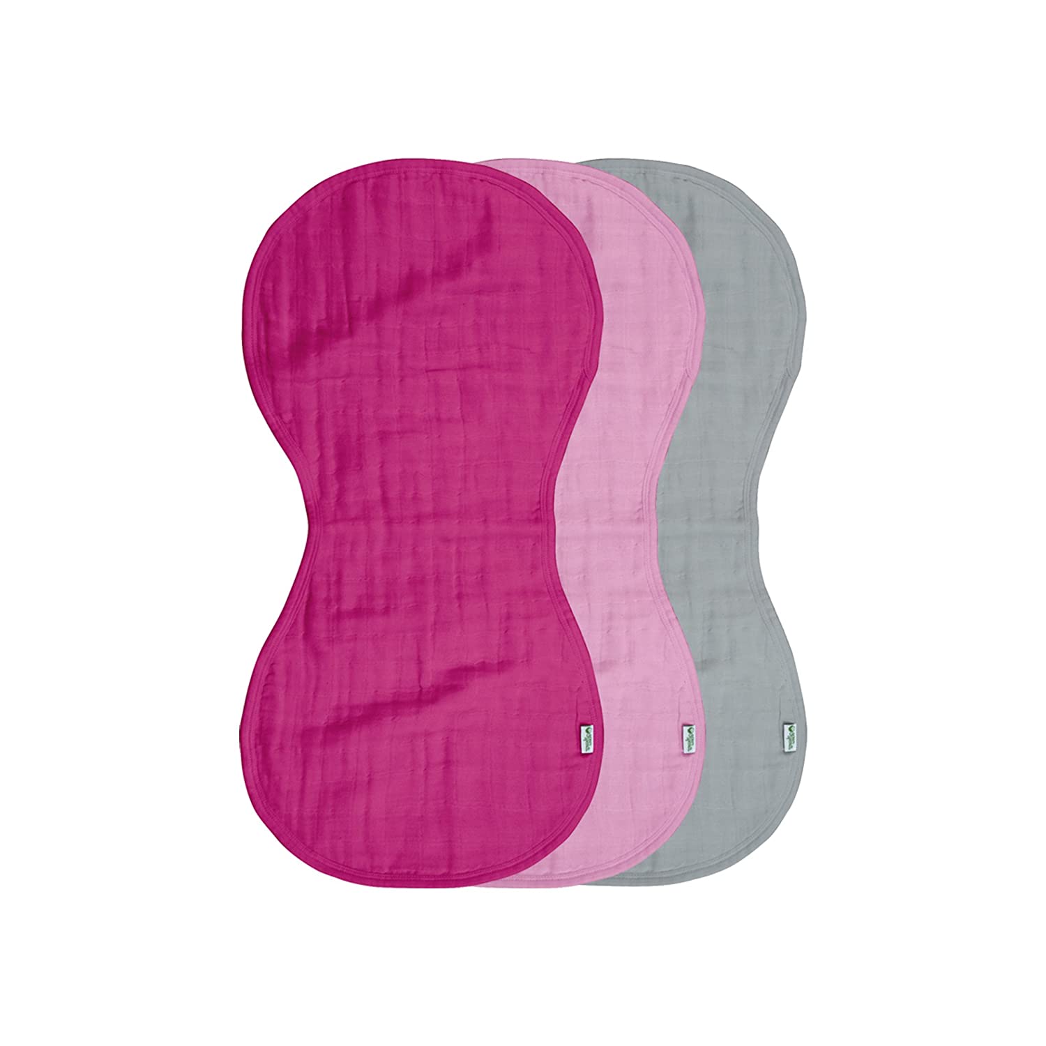 Green Sprouts Muslin Burp Cloths Organic Cotton 3 Pack Set