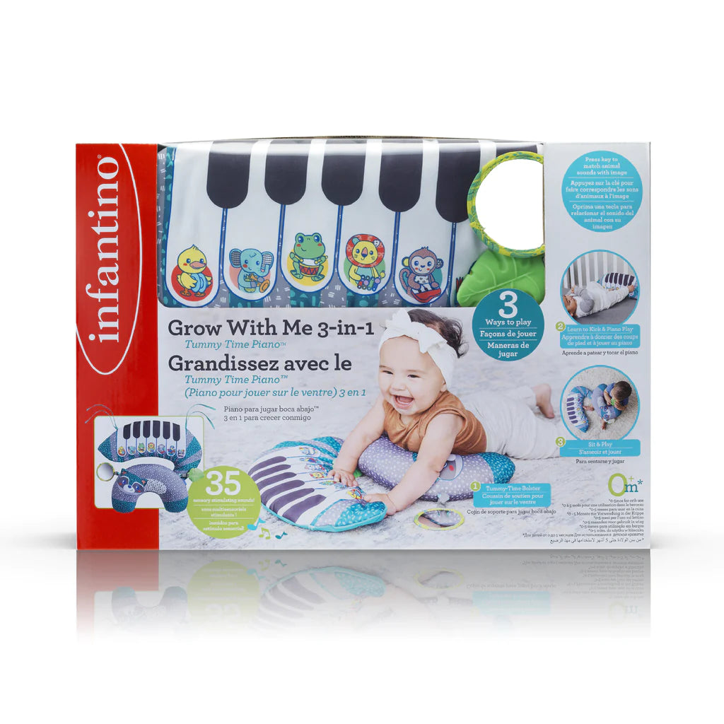 Infantino Grow With Me 3in1 Tummy Time Piano