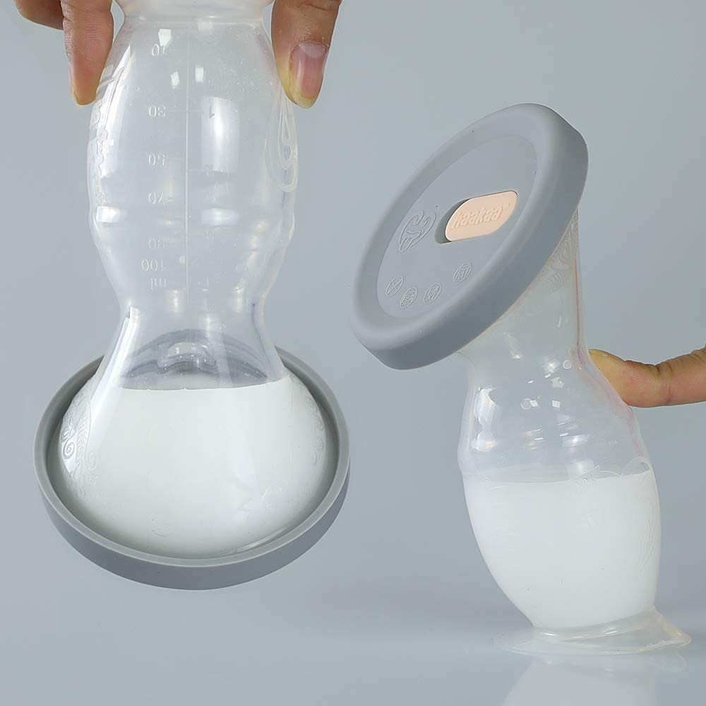 Haakaa Gen. 2 100 ml Silicone Breast Pump with Suction Base & Leak Proof Silicone Cap